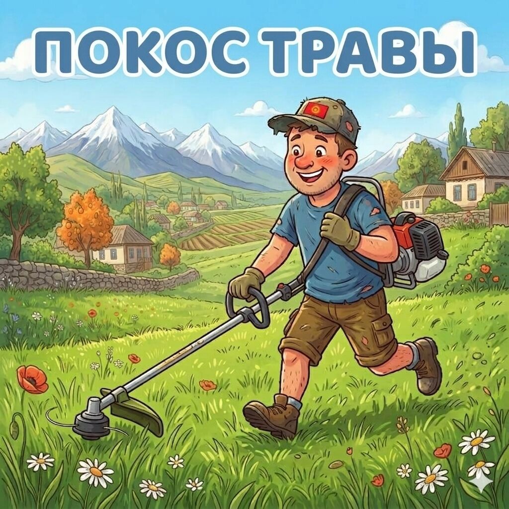 Уборка территории, Стрижка газона: фото 2