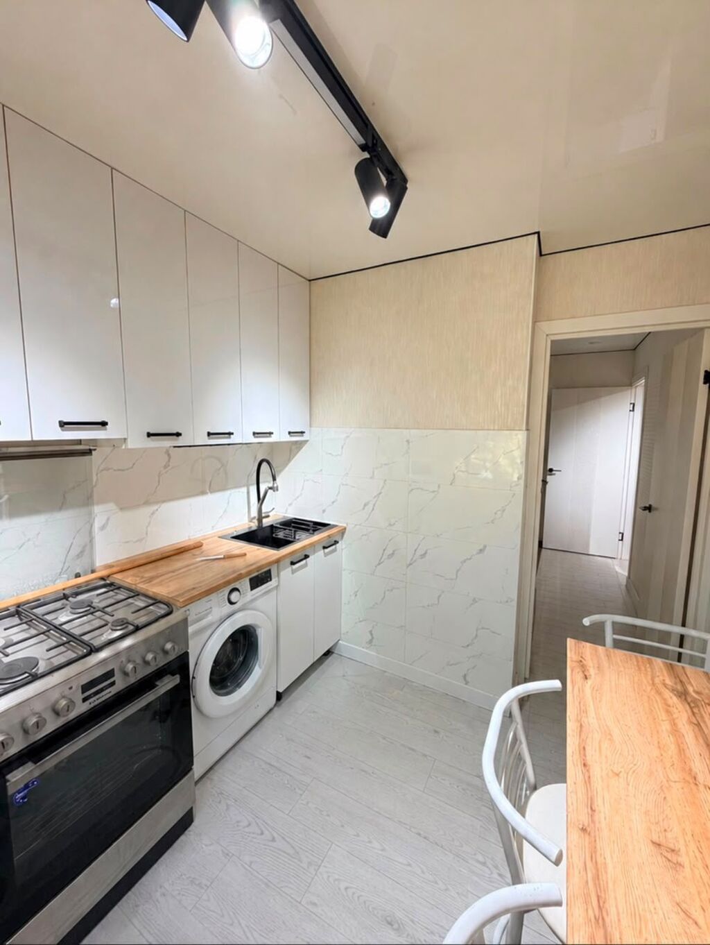 3 комнаты, 58 м², Вефа ТЦ 104 серия, 4 этаж, Евроремонт: фото 4