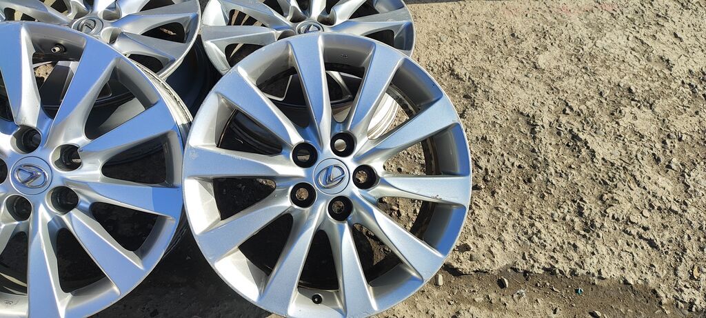 Литые Диски R 18 Lexus, Комплект, отверстий - 5, Б/у: фото 2