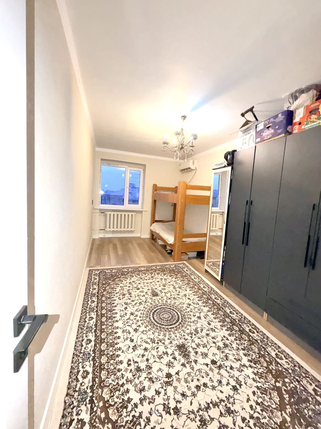 2 комнаты, 47 м², Ошский рынок / базар 104 серия, 4 этаж, Евроремонт: фото 5