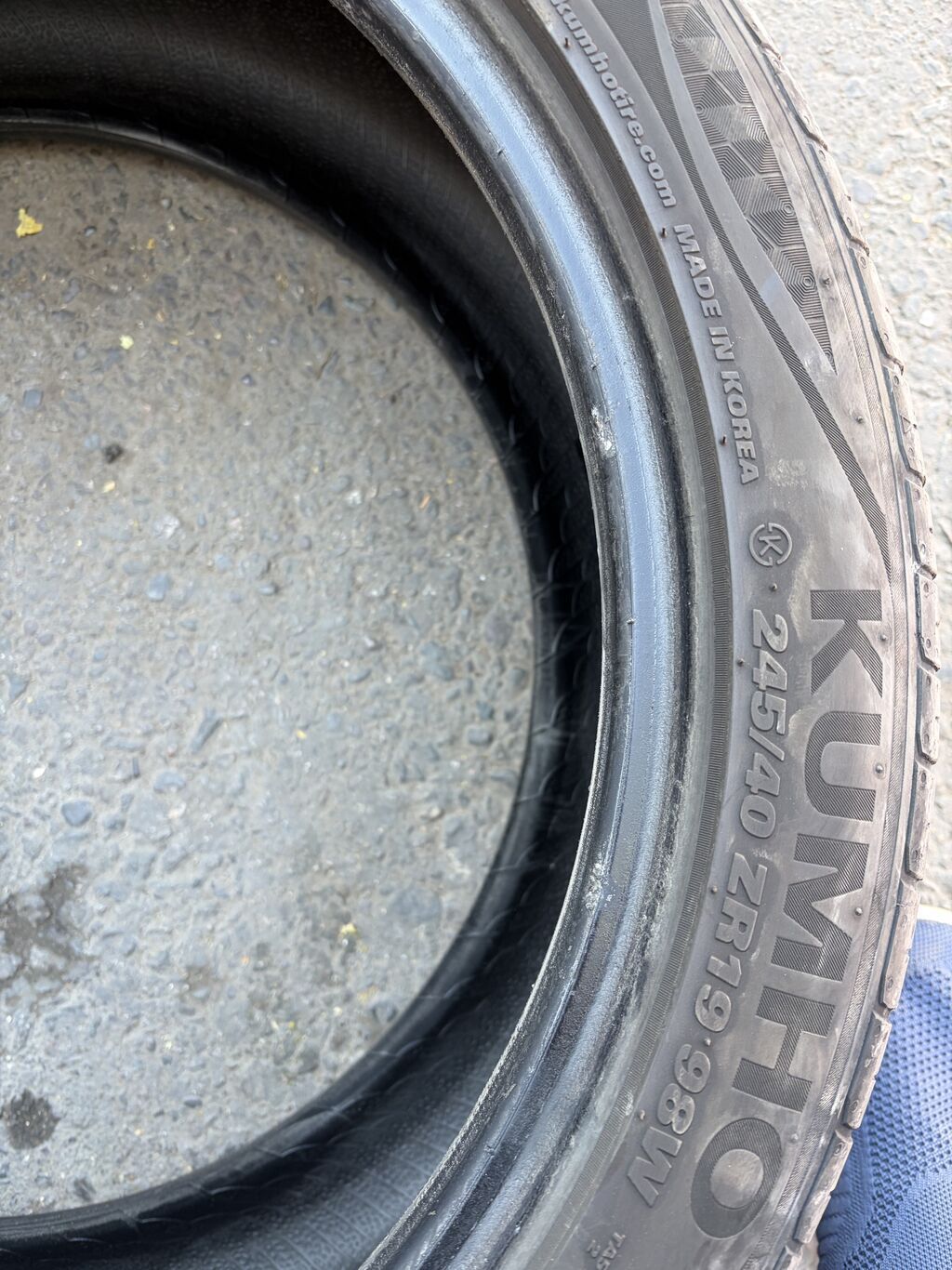 Продаю шины лето 245/40/19 2шт 275/35/19 2шт Шины KUMHO solus: фото 3