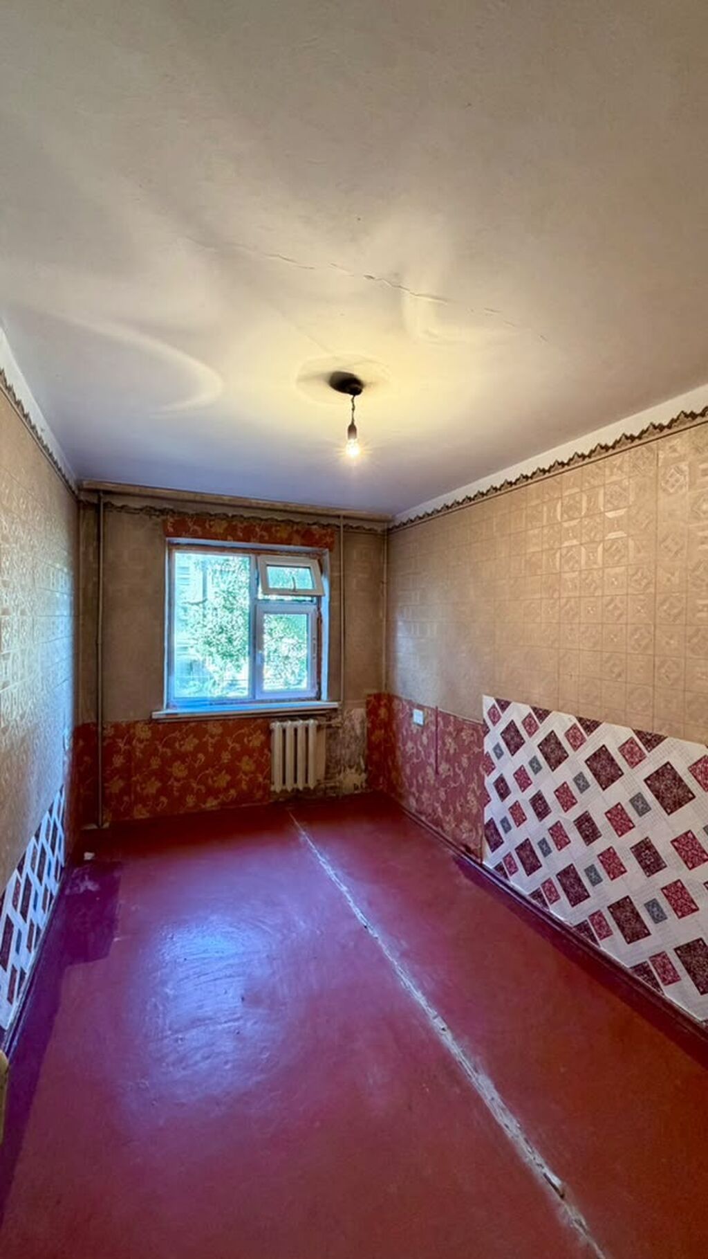2 комнаты, 43 м², Манас-Ата мкр., 103 серия, 2 этаж, Требуется ремонт: фото 3