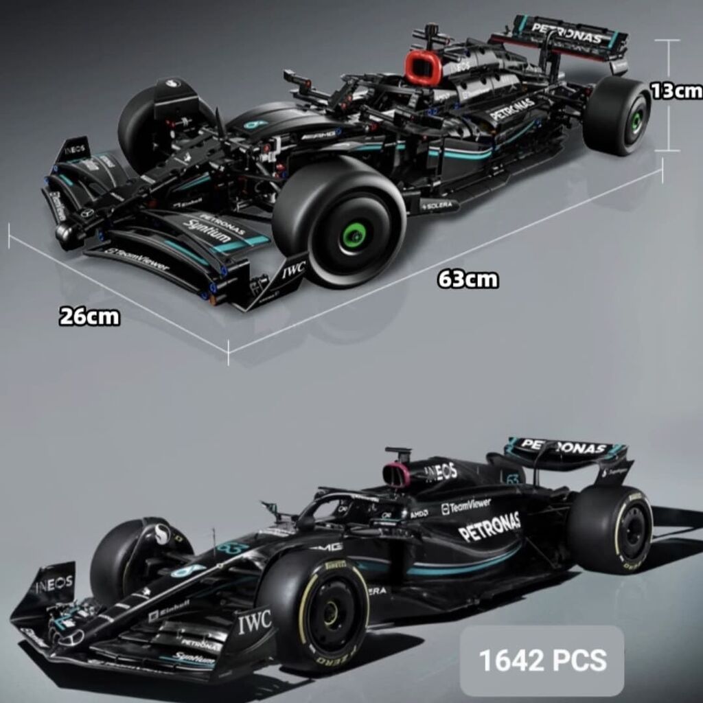 Конструктор Mersedes AMG F1 в масштабе 1:8 С освещением 3400: фото 2