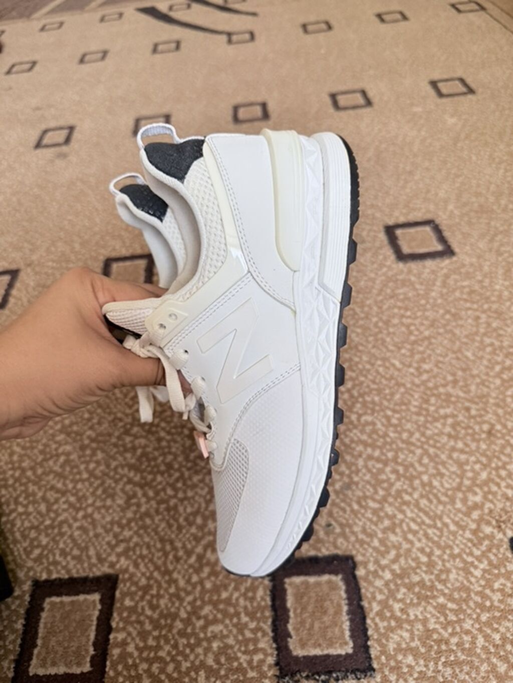 Кроссовки New Balance 574 Sport, белые - Модель: 574 оригинал: фото 7