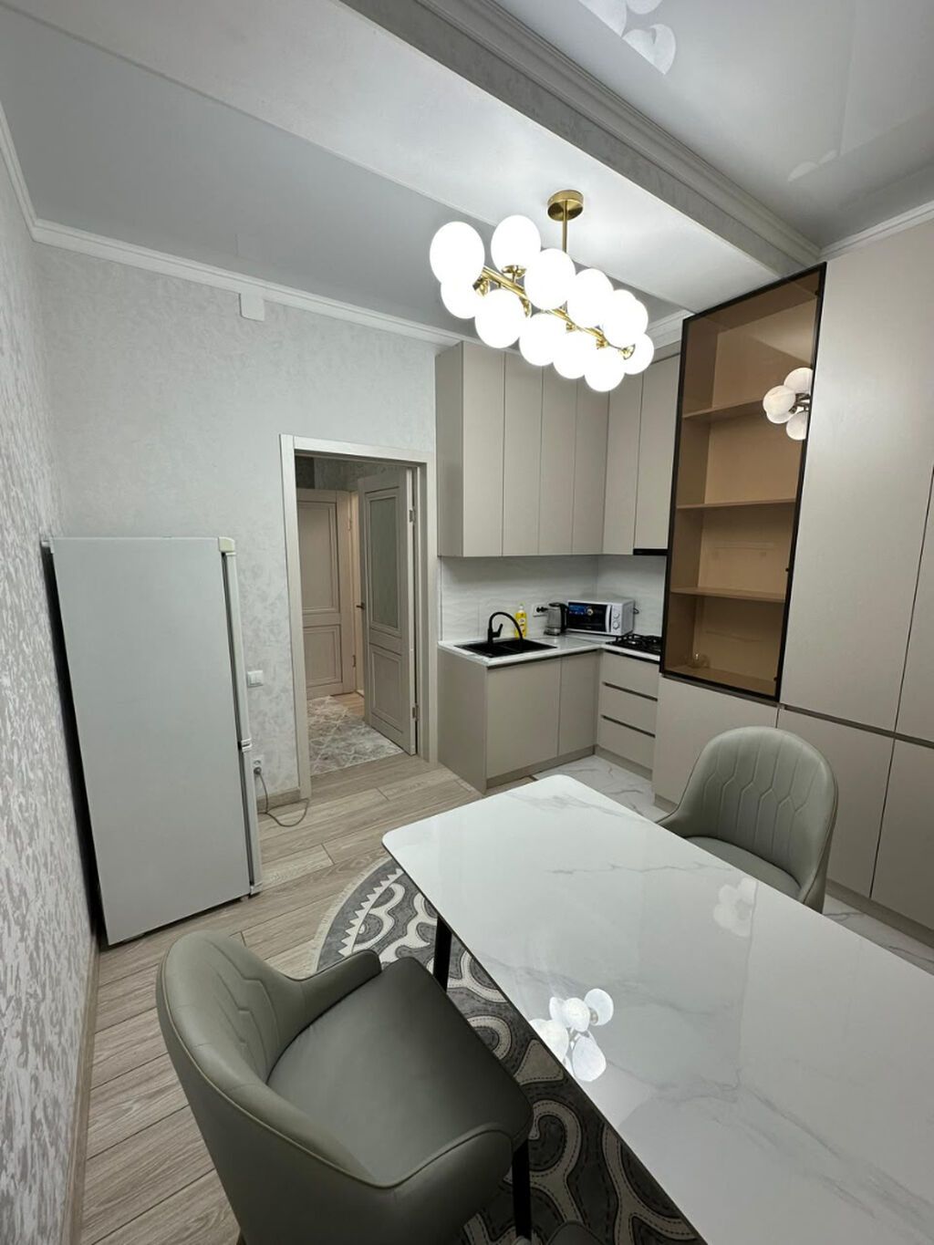 2 комнаты, 55 м², Джал мкр (в т.ч. Верхний, Нижний, Средний) Элитка, 3 этаж, Косметический ремонт: фото 6