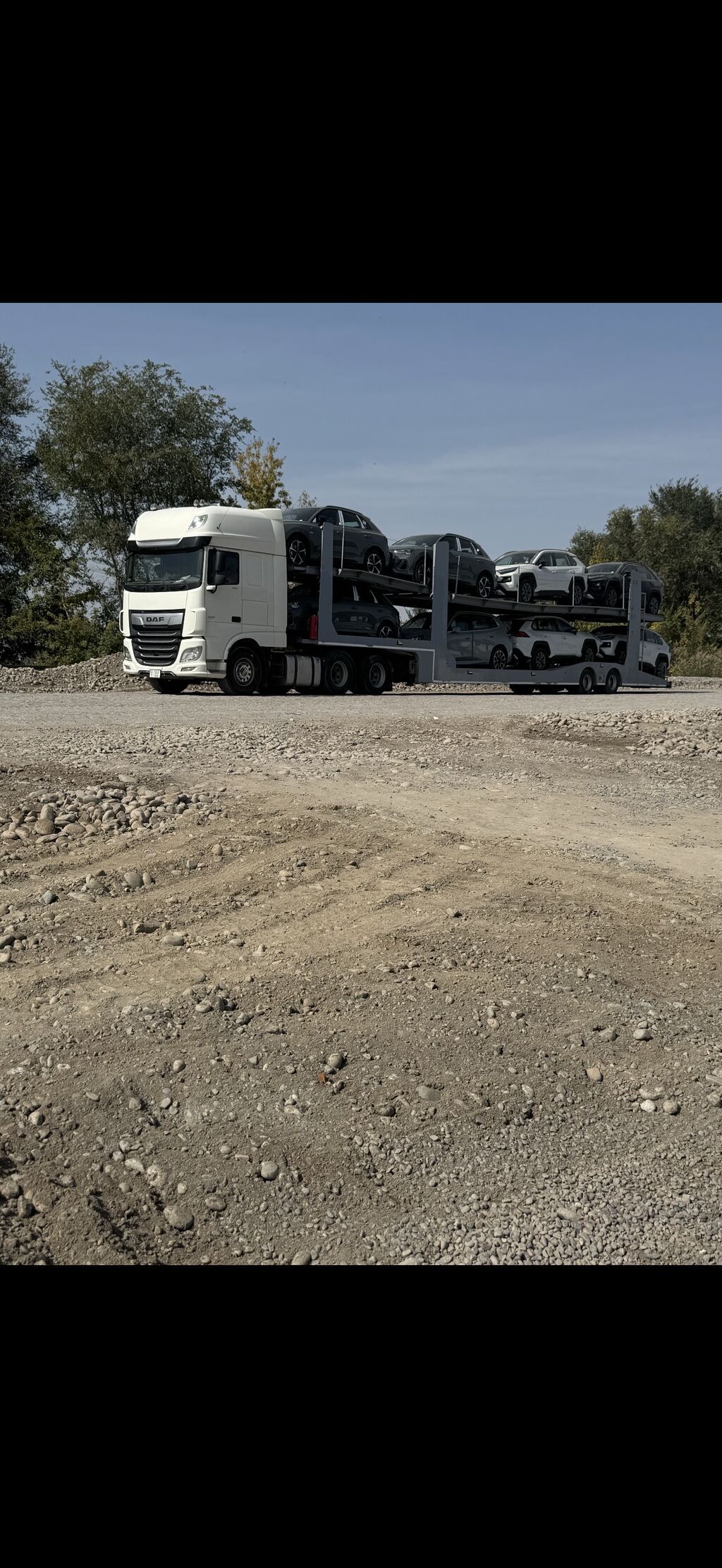 Тягач, DAF, Сar carrier trailer: фото 3