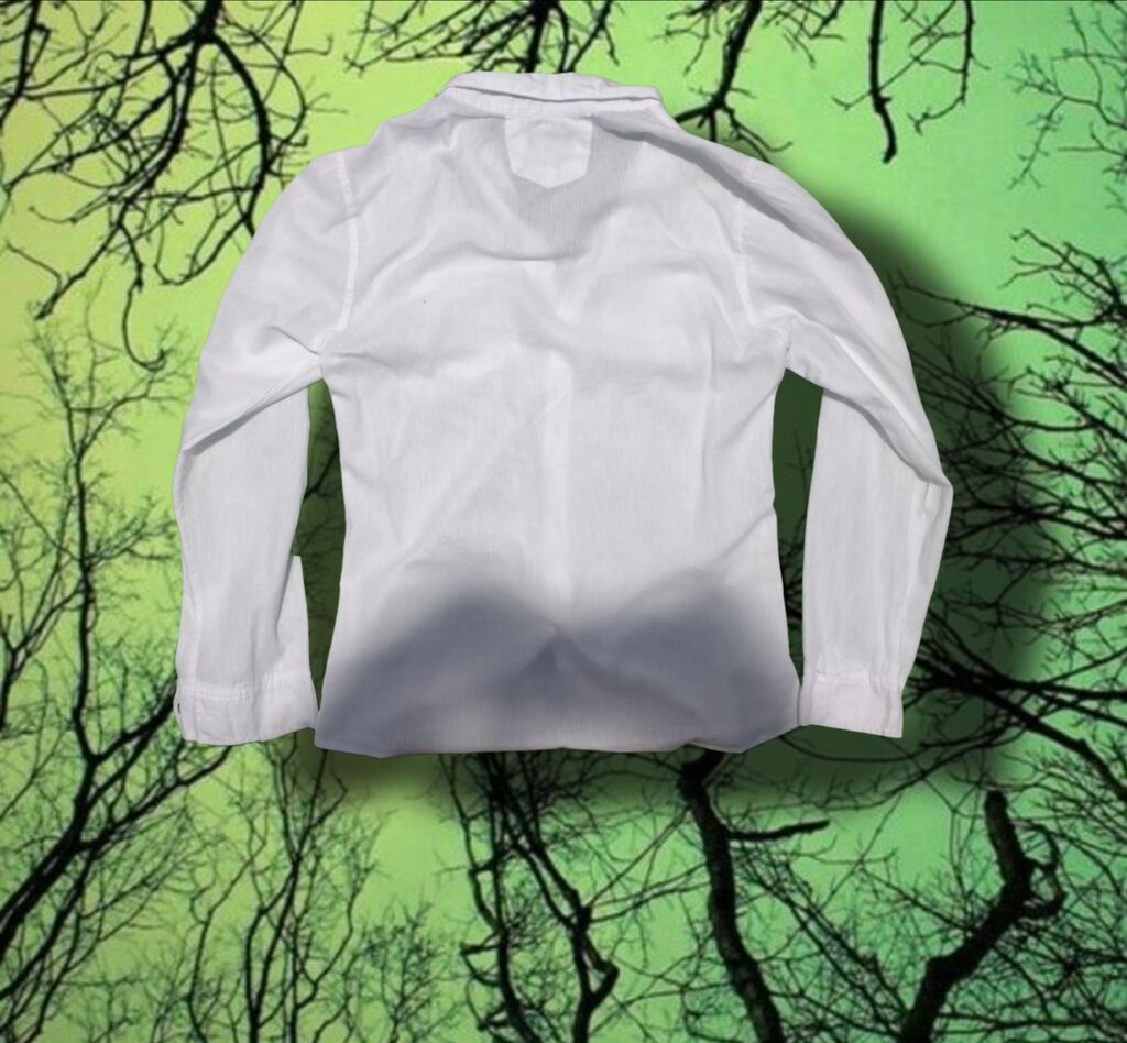 Мужская рубашка, S, M, Lacoste, Новый, цвет - Белый: фото 2