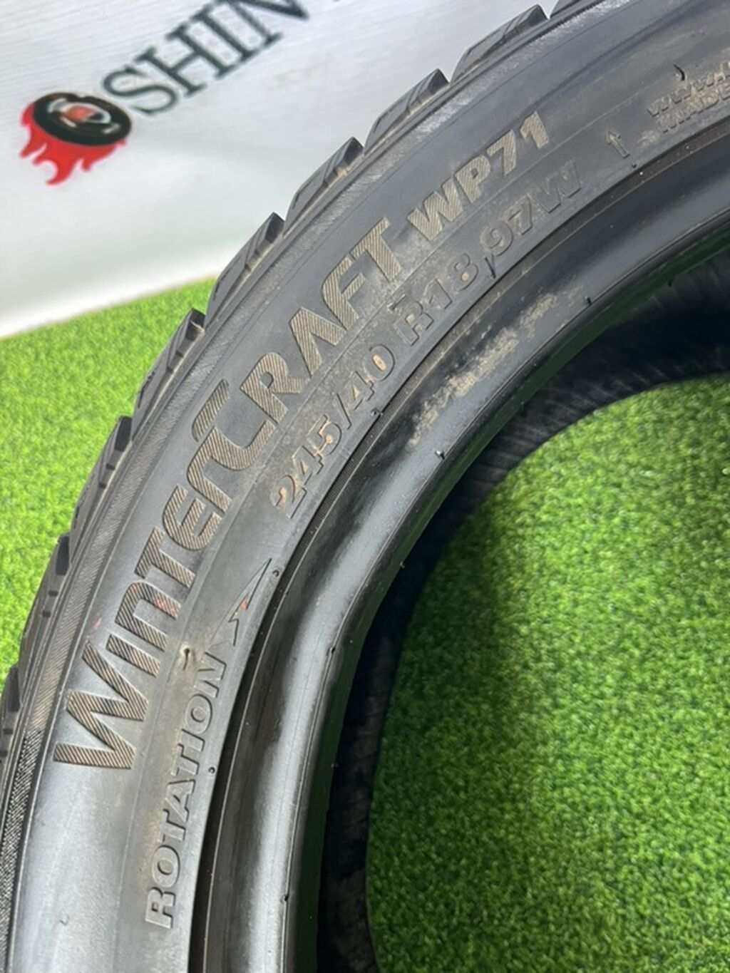 Шины 245 / 40 / R 18, Зима, Б/у, Пара, Легковые, Китай, Kumho: фото 5