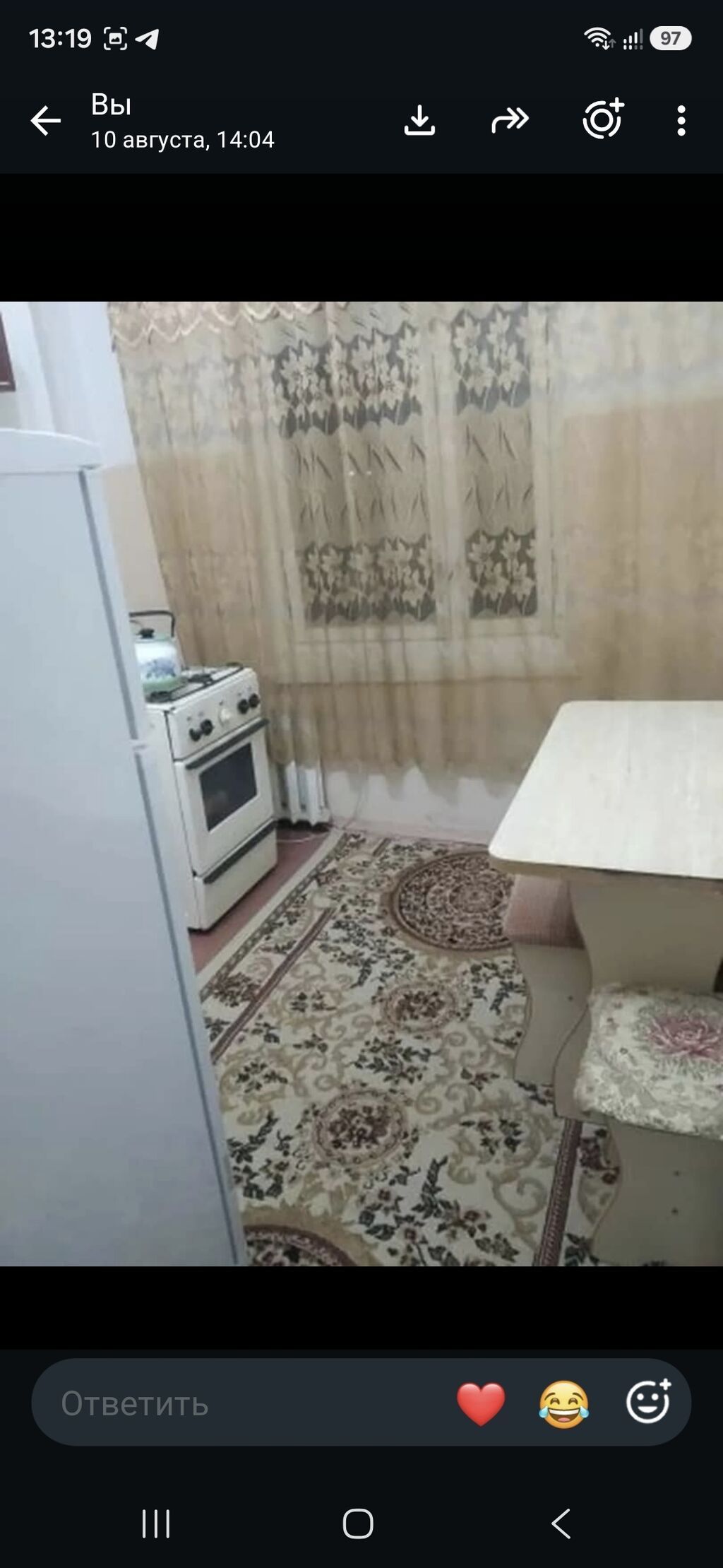 2 комнаты, Центральная мечеть Собственник, Без животных, от 6 месяцев, С мебелью полностью: фото 3