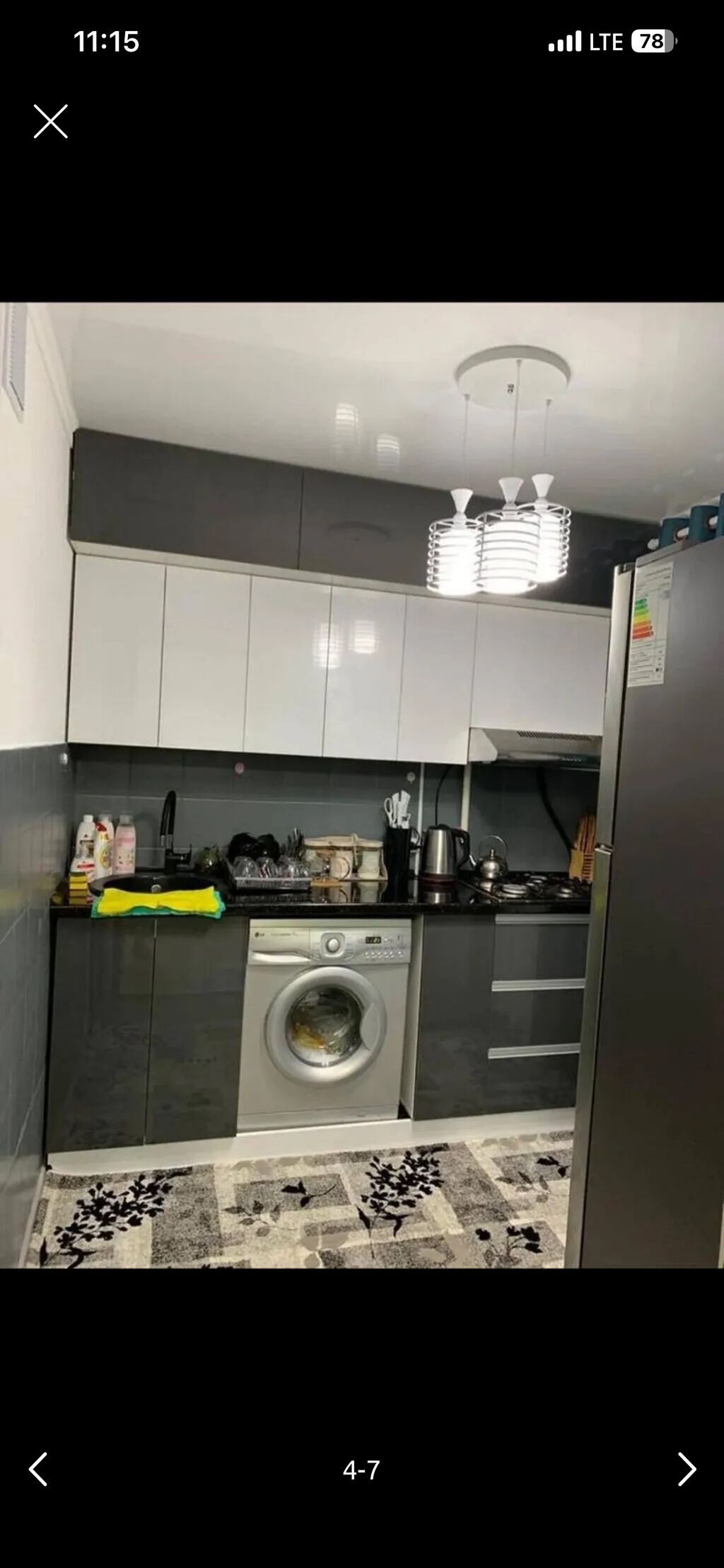3 комнаты, 64 м², 6 мкр 104 серия, 1 этаж, Косметический ремонт: фото 3