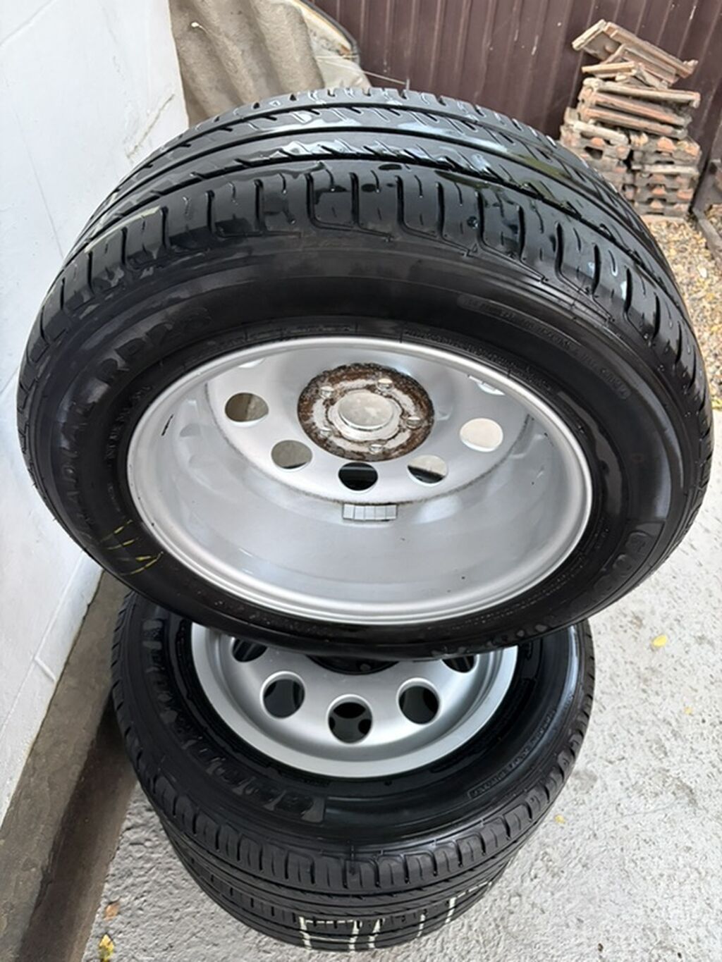 Колеса в сборе 205 / 60 / R 15, Лето, Б/у, Комплект, Легковые, Литые, отверстий - 5: фото 2