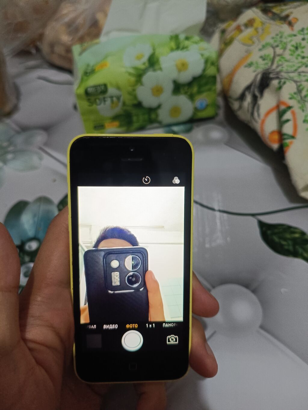 IPhone 5c, Б/у, 32 ГБ, Желтый, Зарядное устройство, 100 %: фото 5