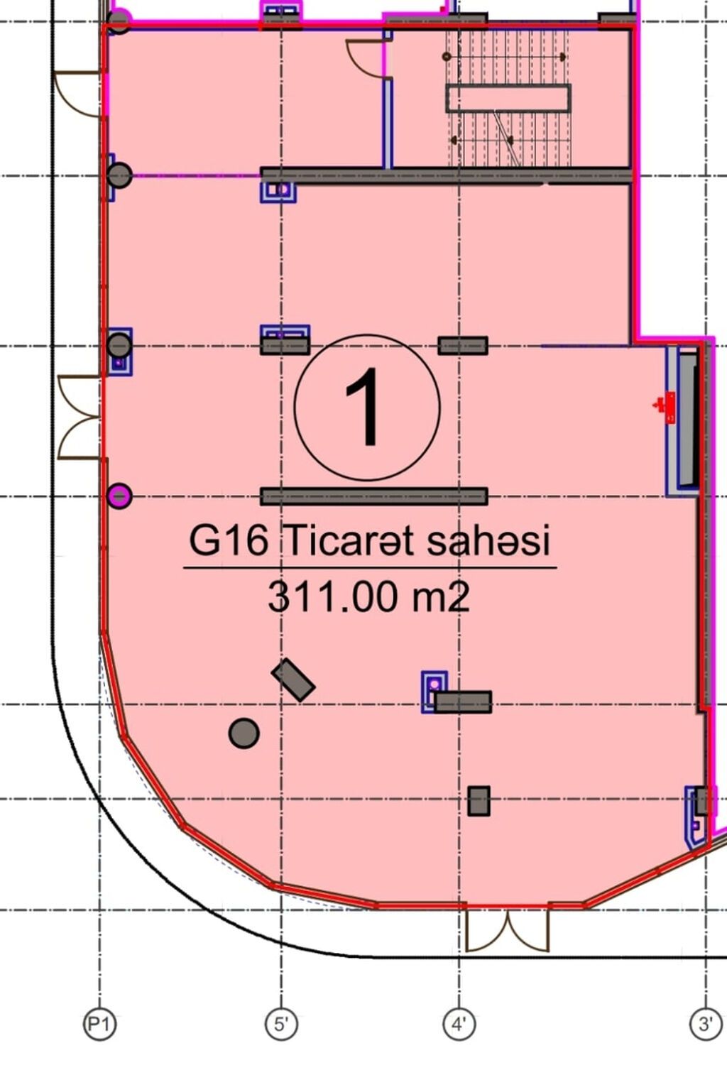 Ağ şəhərin mərkəzində, premium kompleksin birinci xəttində əsas yola