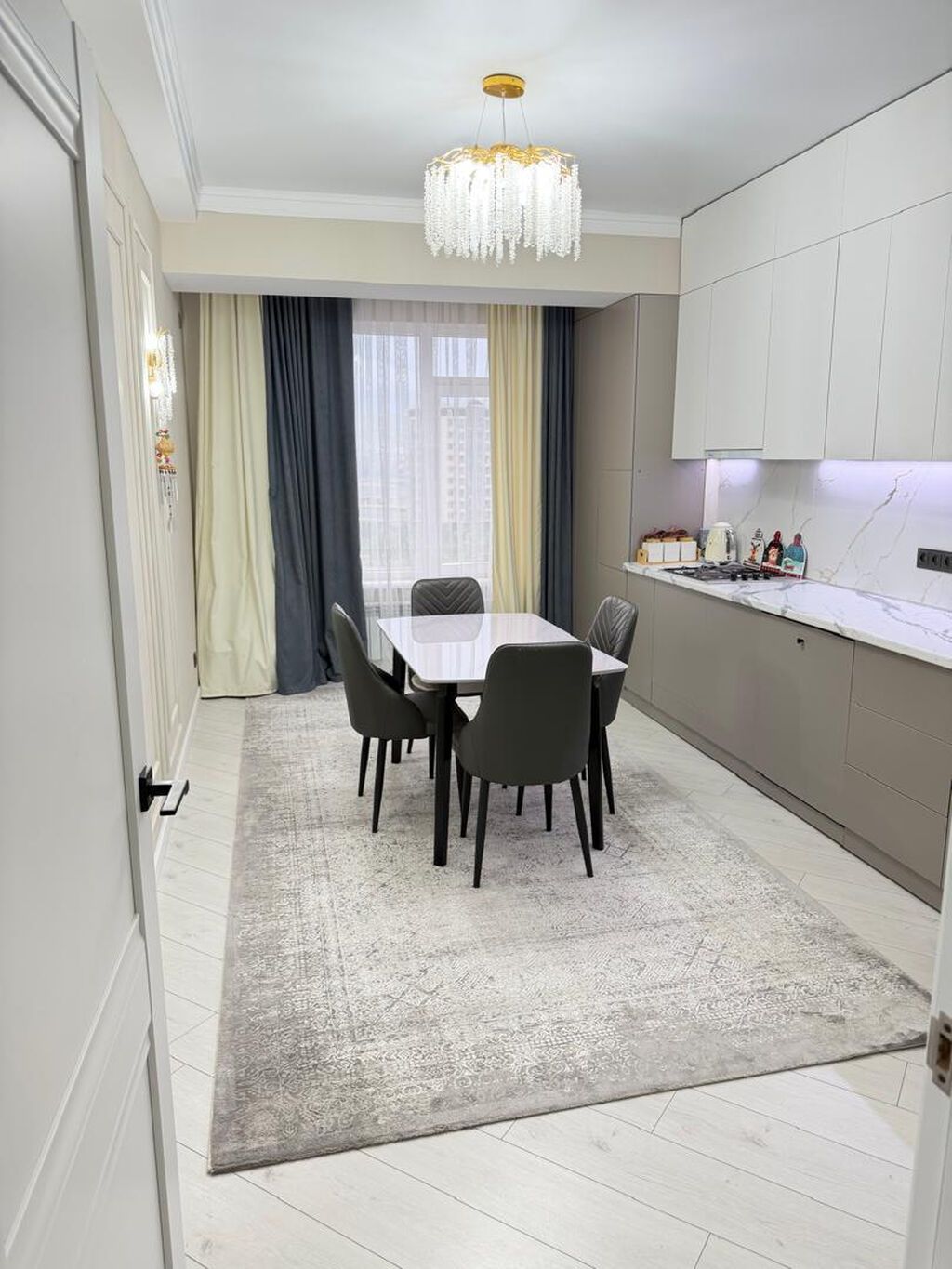 2 комнаты, 69 м², Асанбай мкр Элитка, 7 этаж, Евроремонт: фото 4