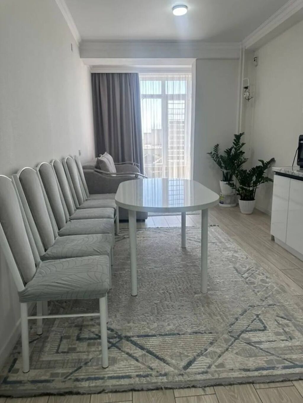 2 комнаты, 54 м², Аламедин-1 мкр Элитка, 4 этаж, Евроремонт: фото 4