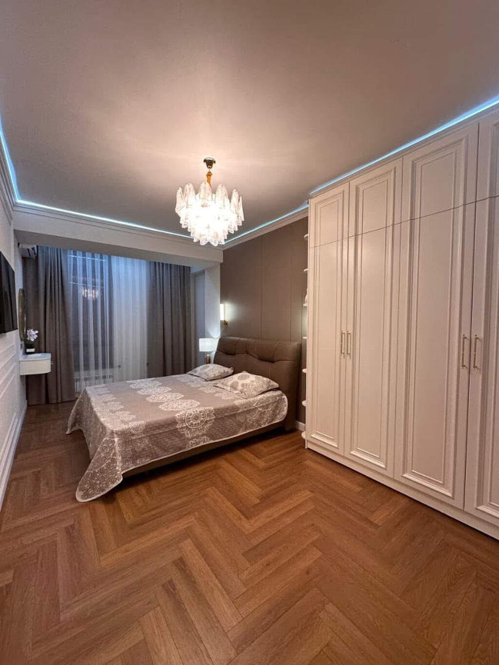 3 комнаты, 104 м², Асанбай мкр Элитка, 9 этаж, Дизайнерский ремонт: фото 6