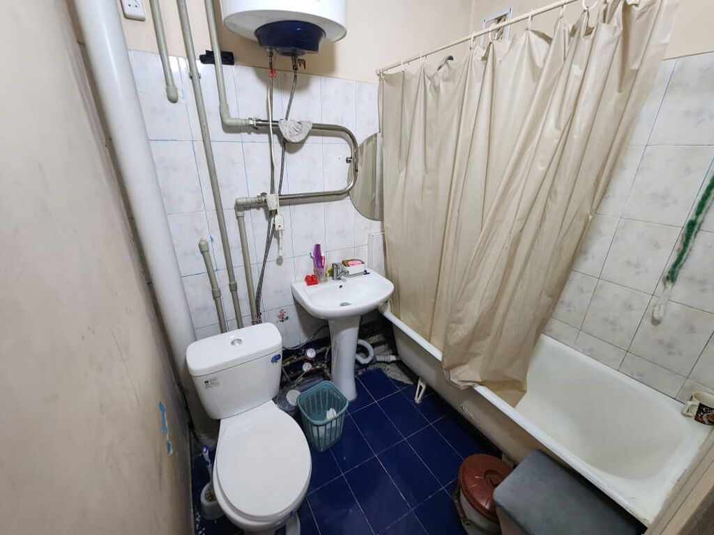 2 комнаты, 48 м², Аламедин-1 мкр 104 серия, 4 этаж, Косметический ремонт: фото 6
