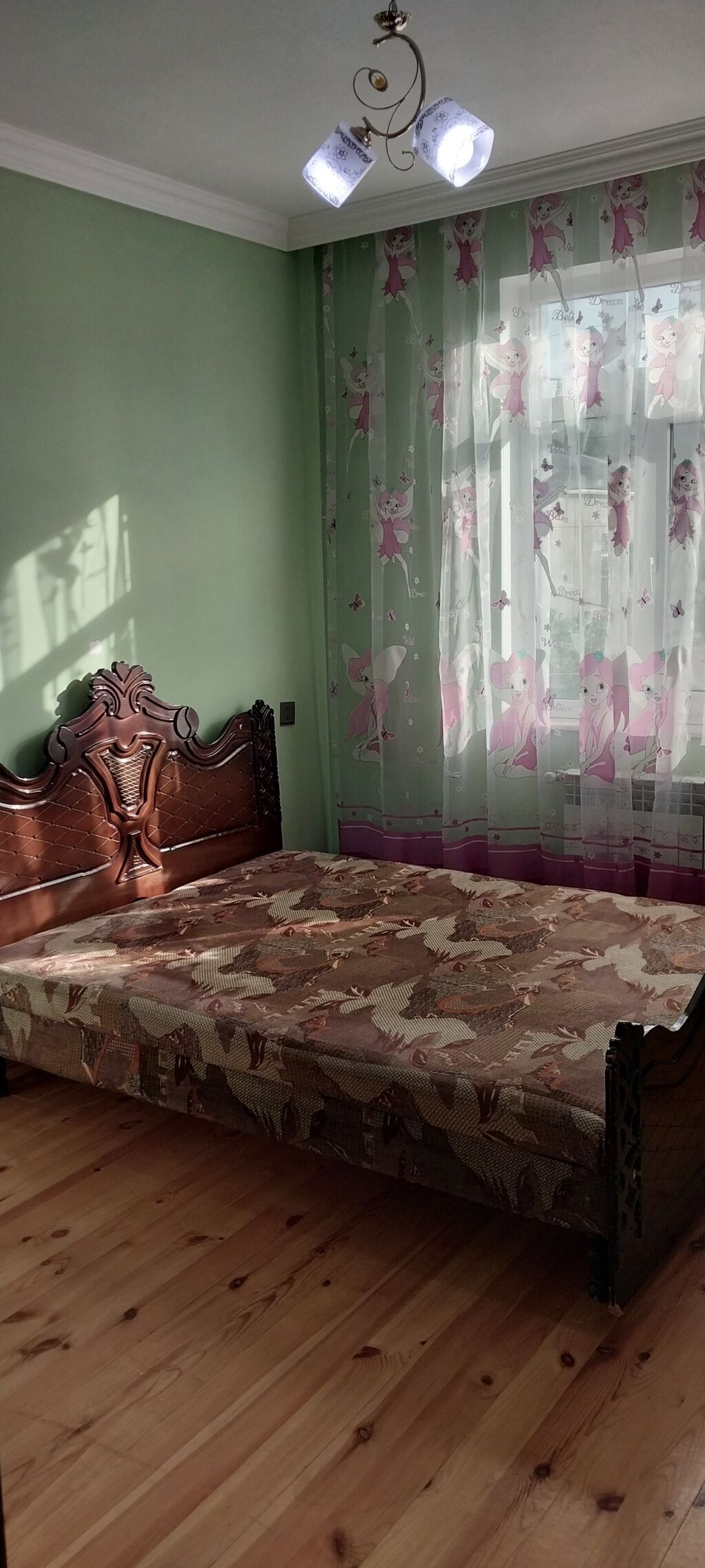 Kirayə mənzil – 2-ci mərtəbə, ayrı giriş - 2 otaqlı plan: geniş qonaq