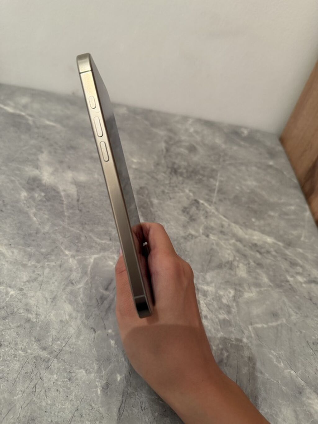 IPhone 16 Pro Max, Б/у, 256 ГБ, Natural Titanium, Коробка, 93 % — фото 4