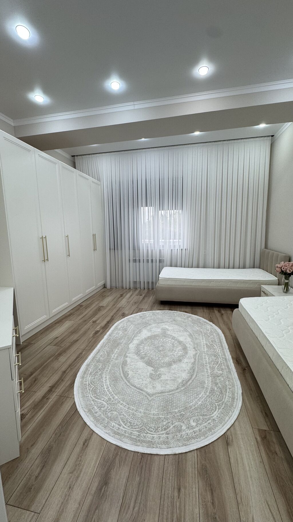 2 комнаты, 60 м², Тунгуч мкр 2 этаж, Дизайнерский ремонт: фото 4