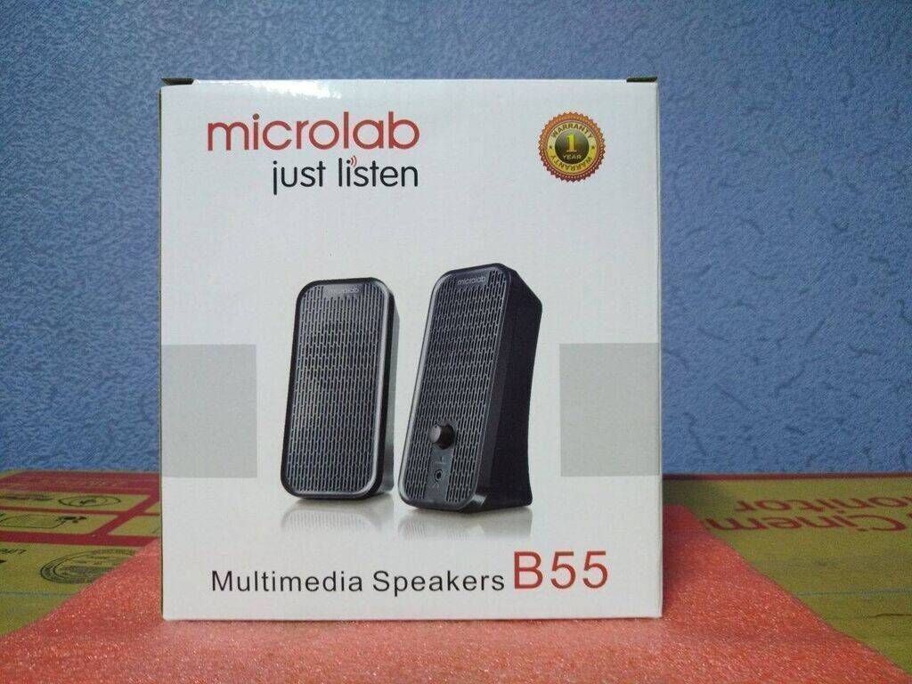 Microlab Speakers B-55 (V2) 2.0 USB | 1200 KGS | Колонки, гарнитуры и ...