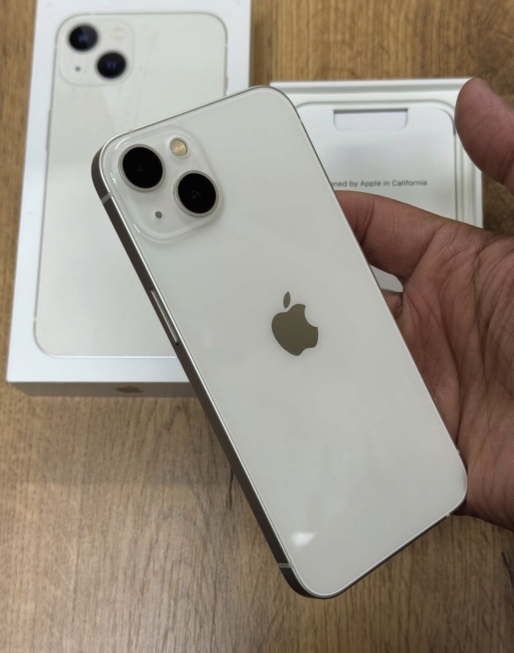 IPhone 13, 128 GB, Ağ, Zəmanət, Simsiz şarj, Face ID