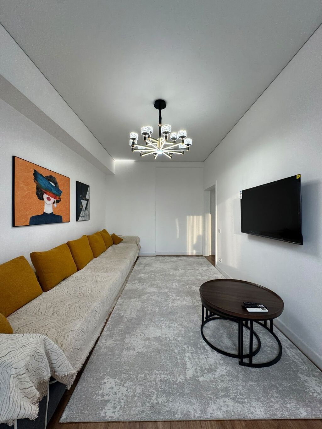3 комнаты, 80 м², Боконбаева/Уметалиева Элитка, 9 этаж, Евроремонт: фото 2