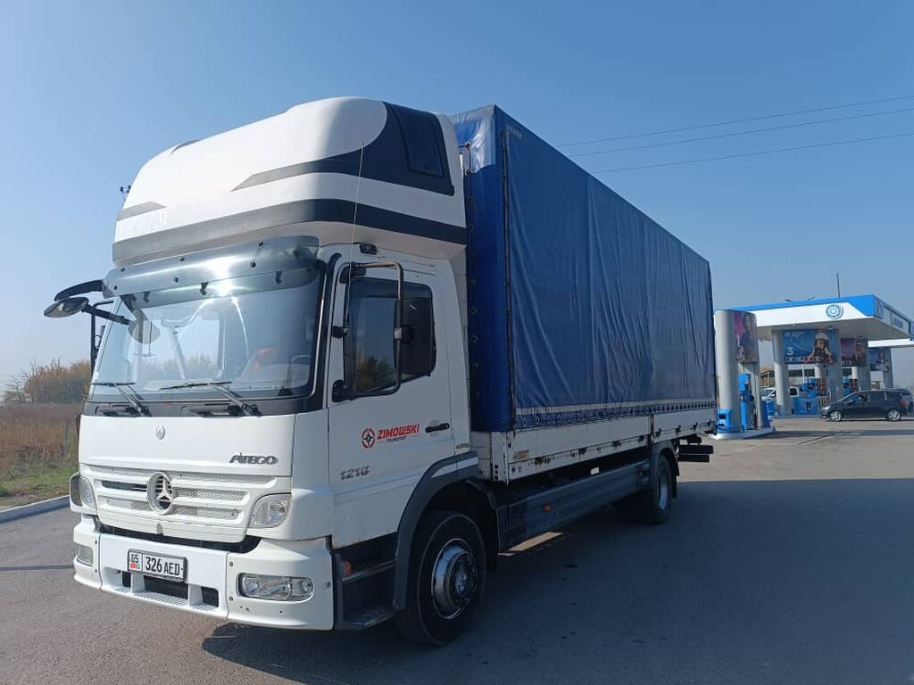 Тентованный грузовик Mercedes-Benz Atego с фургоном «штора». Основные: фото 1