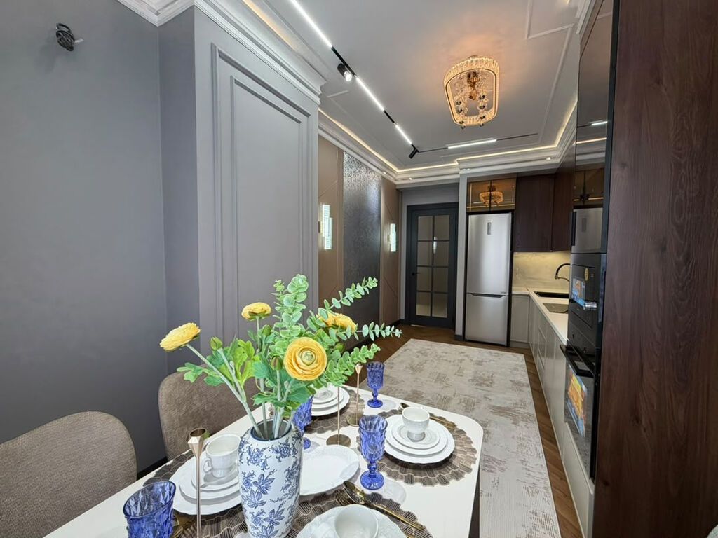 2 комнаты, 80 м², Асанбай мкр Элитка, 14 этаж, Евроремонт: фото 8
