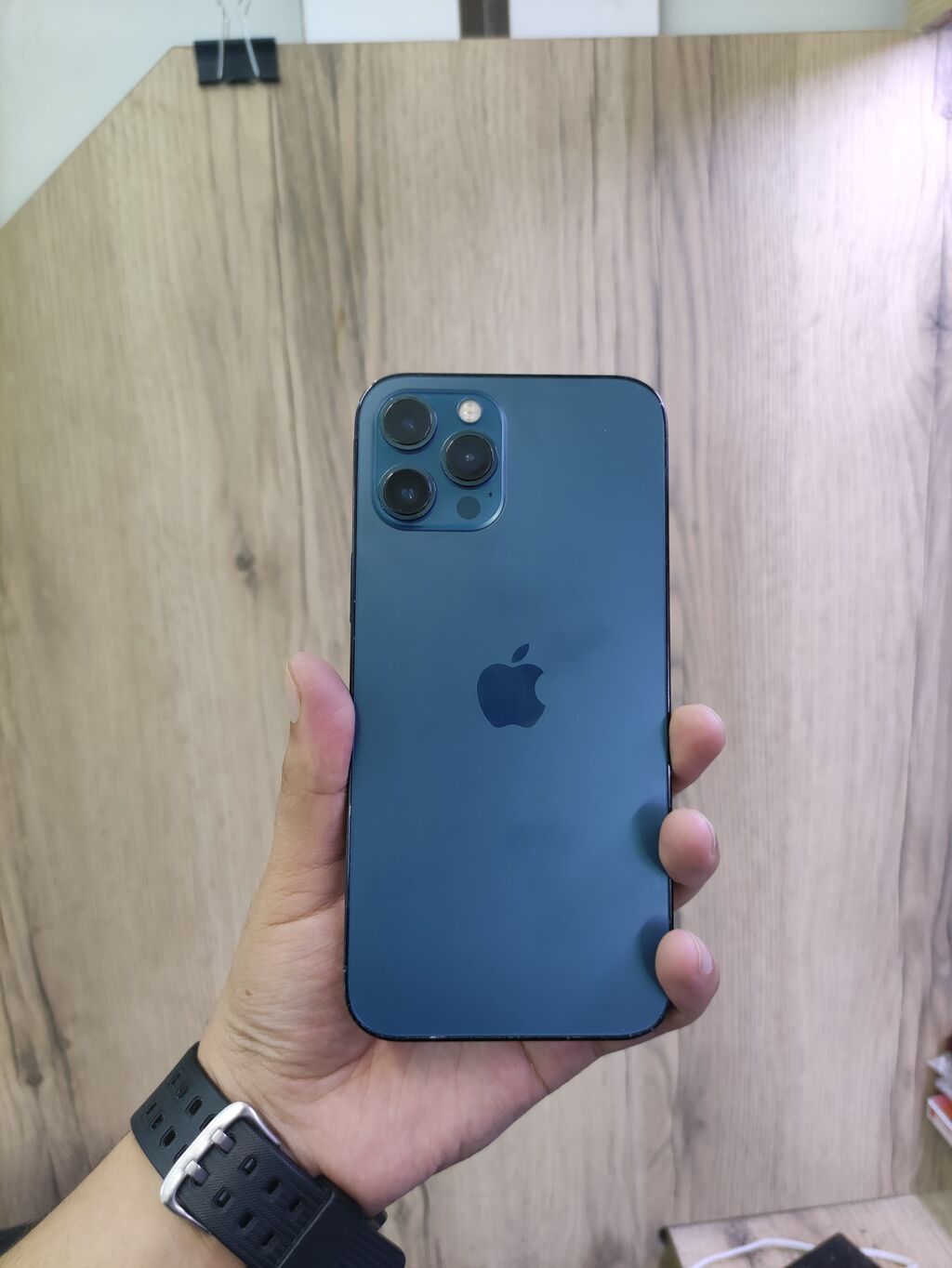 IPhone 12 Pro Max, Б/у, 128 ГБ, Синий, 100 %: фото 5