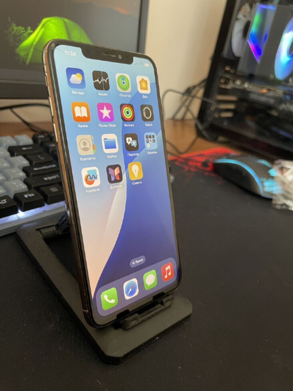 IPhone XS MAX GOLD 256GB Читать внимательно! Сброшен на заводские: фото 3