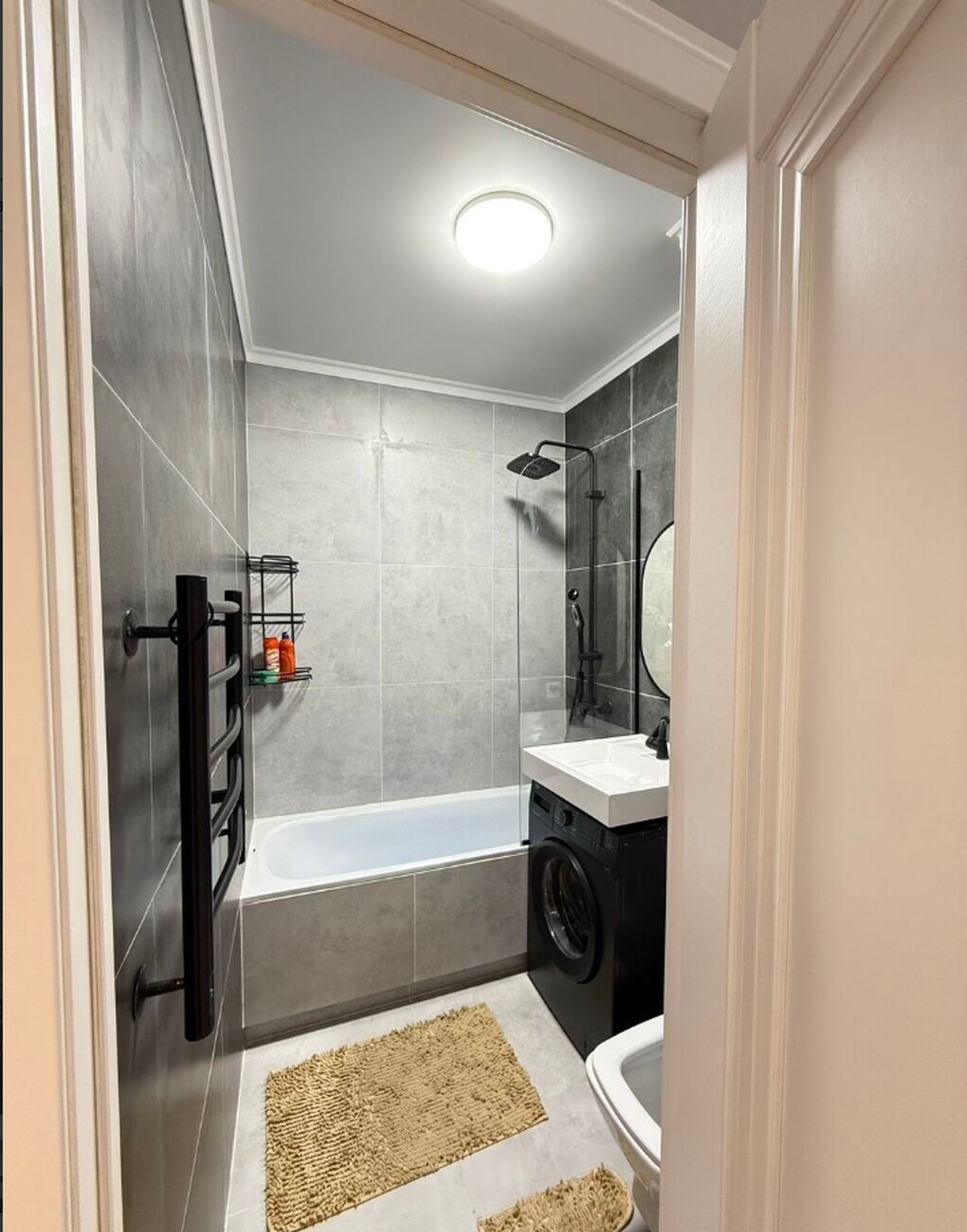 1 комната, 45 м², Кок-Жар ж/м 106 серия улучшенная, 1 этаж, Евроремонт: фото 5