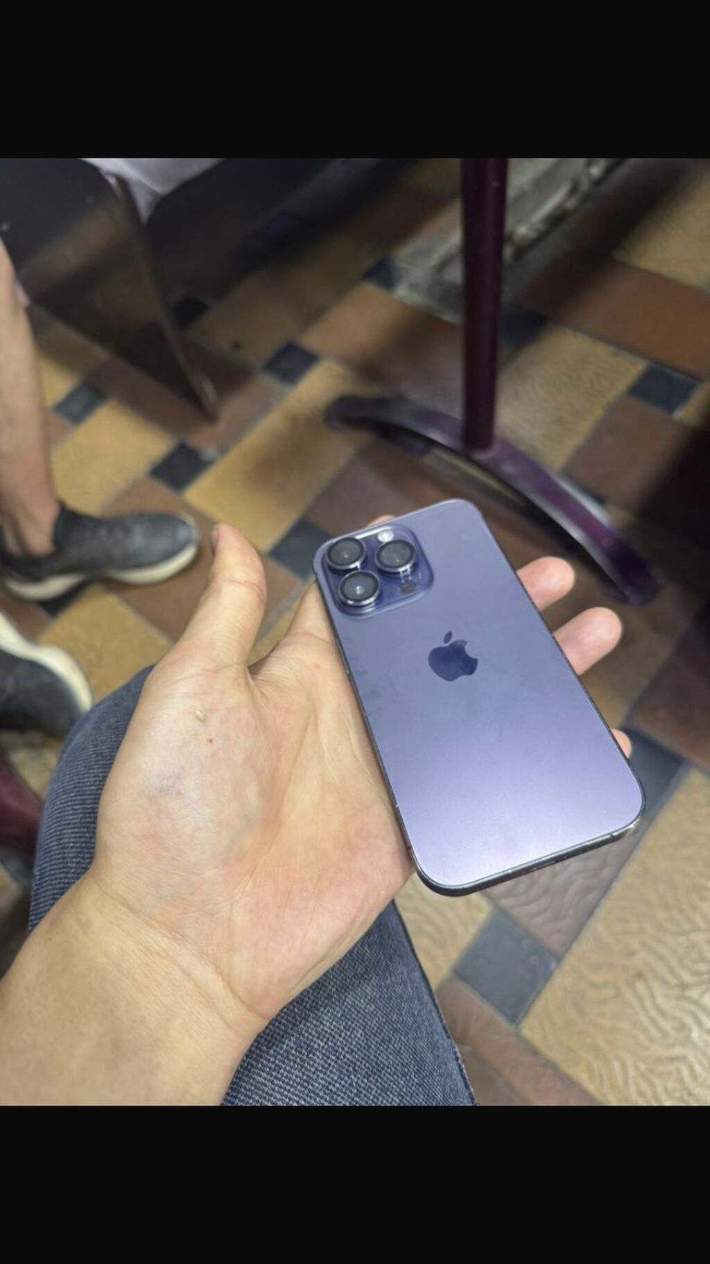 IPhone 14 Pro, Б/у, 256 ГБ, Blue Titanium, Зарядное устройство, Кабель, В рассрочку, 88 %: фото 4