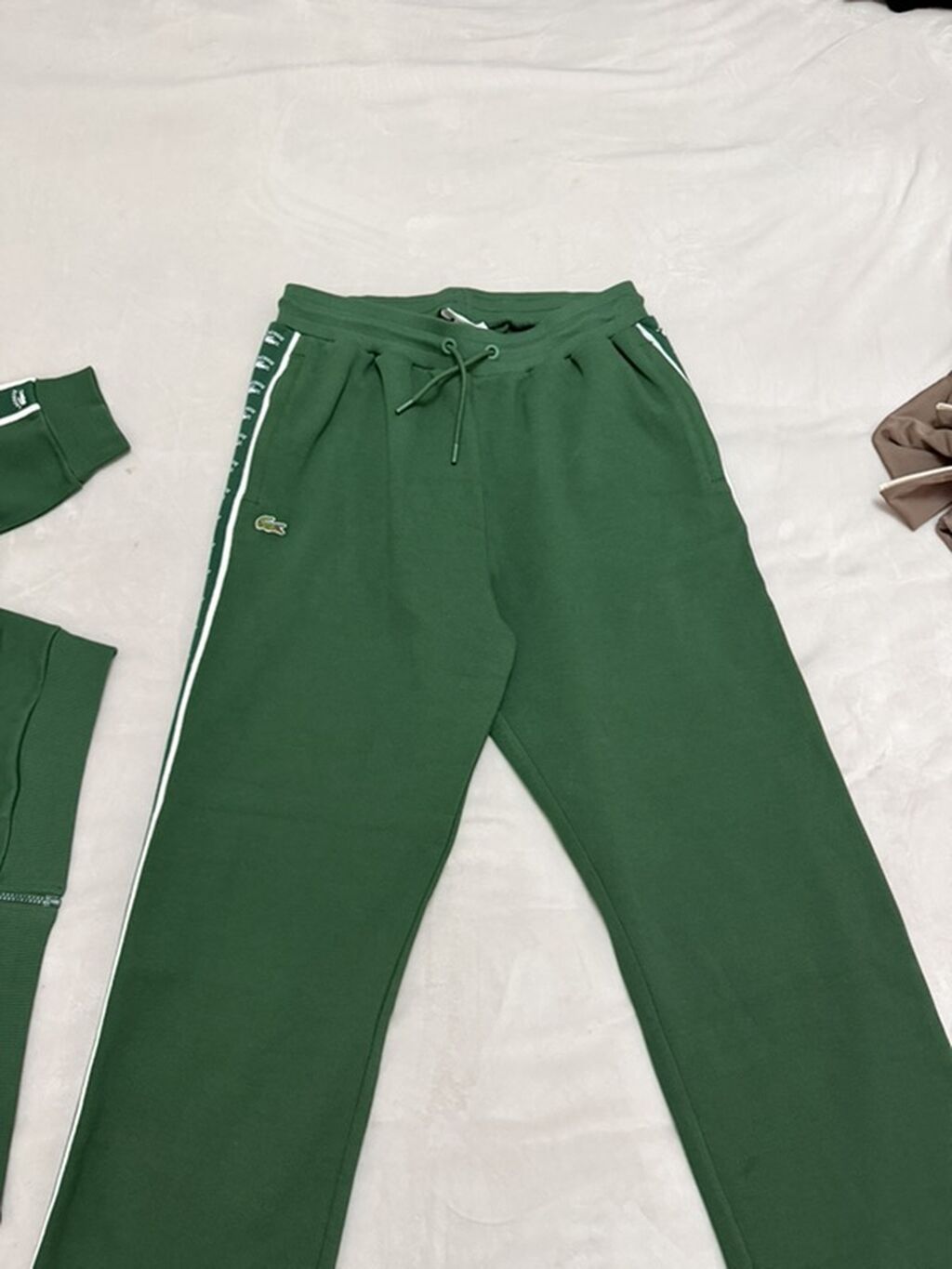 Спортивный костюм Lacoste, зеленый уни костюм Lacoste 100 % оригинал: фото 2