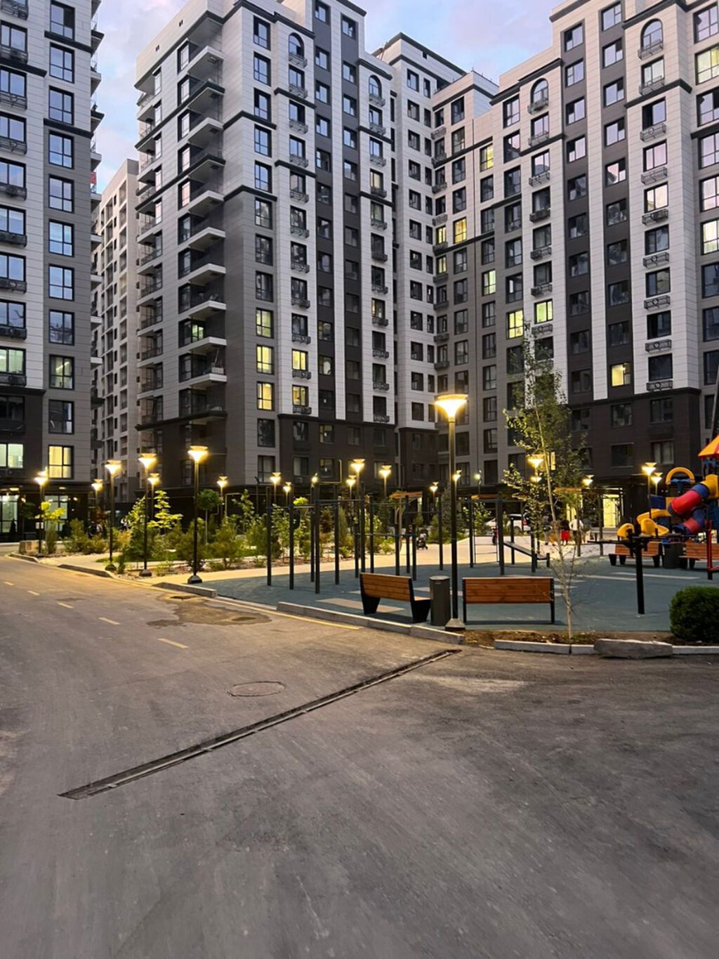 2 комнаты, 75 м², Асанбай мкр Элитка, 13 этаж, ПСО (под самоотделку): фото 4