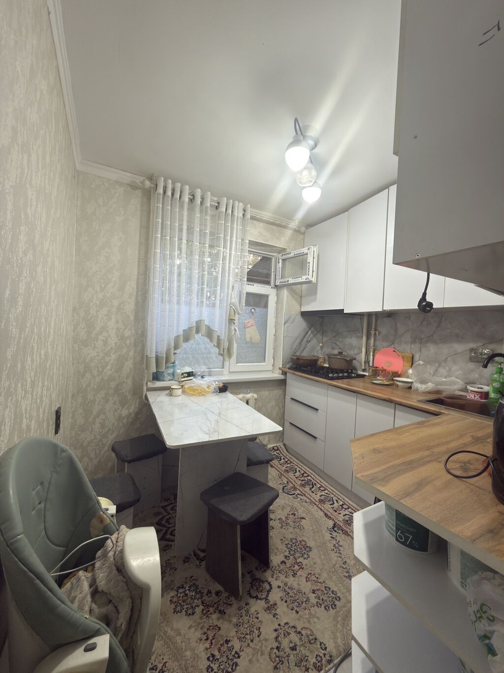 3 комнаты, 58 м², 6 мкр 104 серия, 1 этаж, Косметический ремонт: фото 8