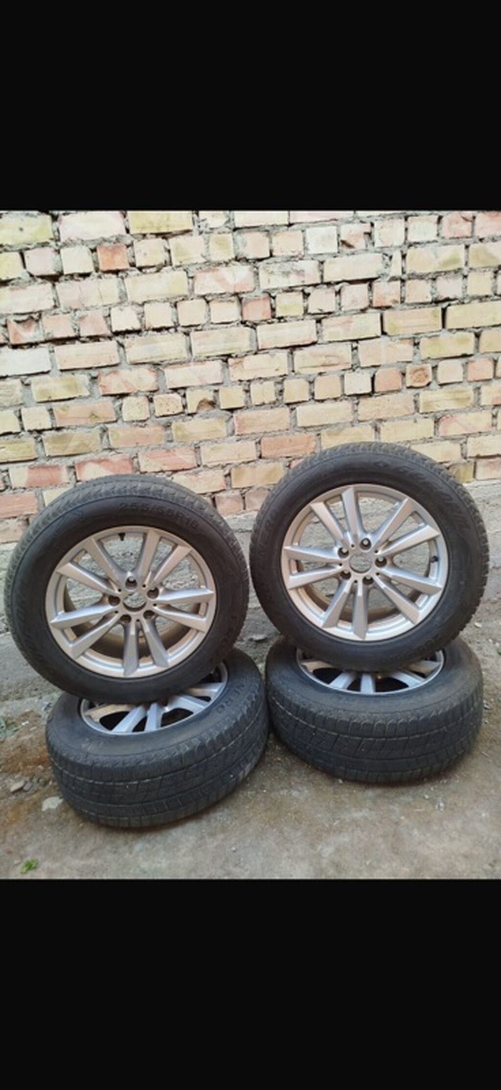 BMW f15 Комплект дисков с резиной R18 отличное состояние! Продаётся: фото 2