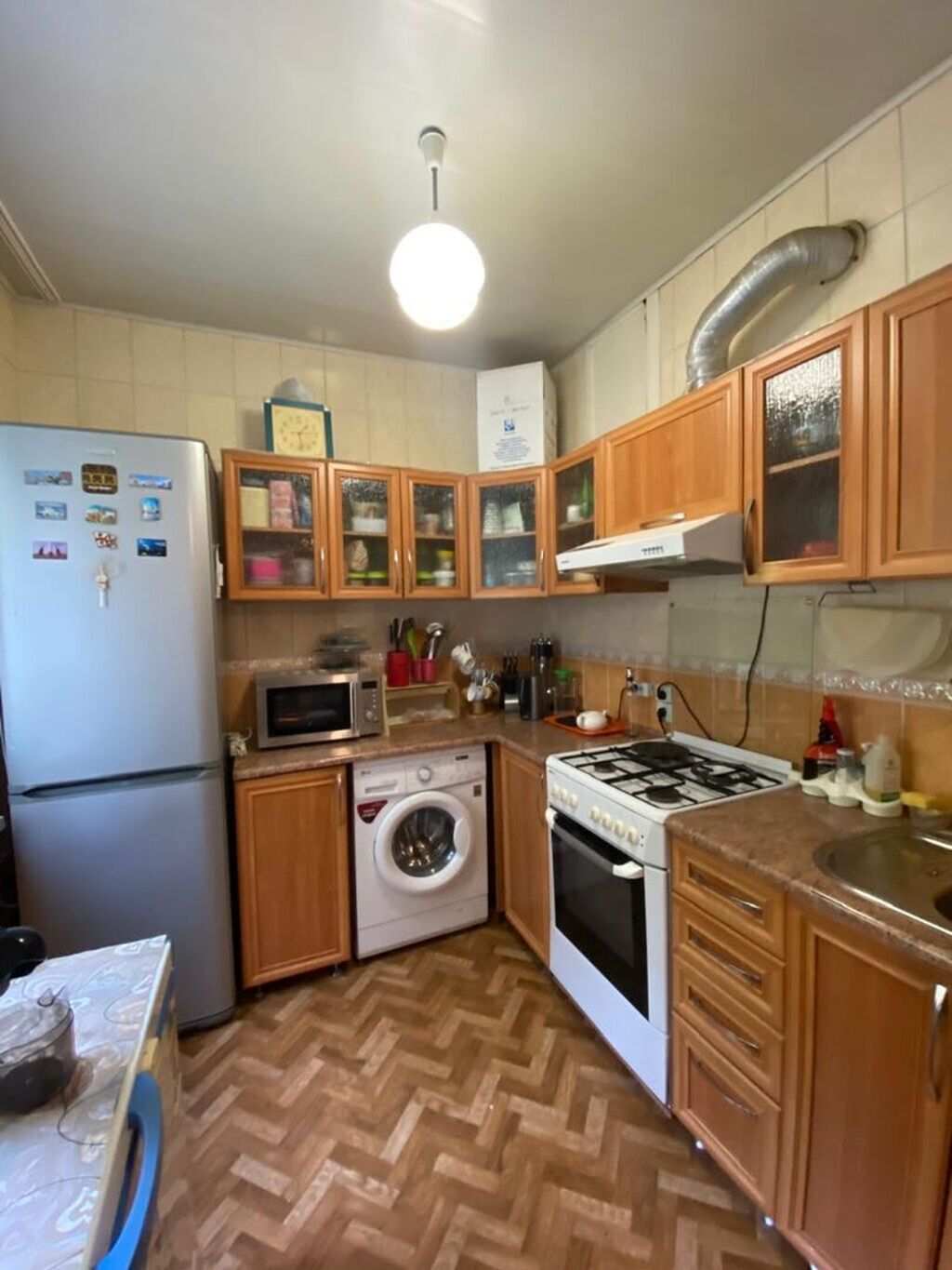 5 комнат, 96 м², Асанбай мкр 105 серия, 2 этаж, Косметический ремонт: фото 8