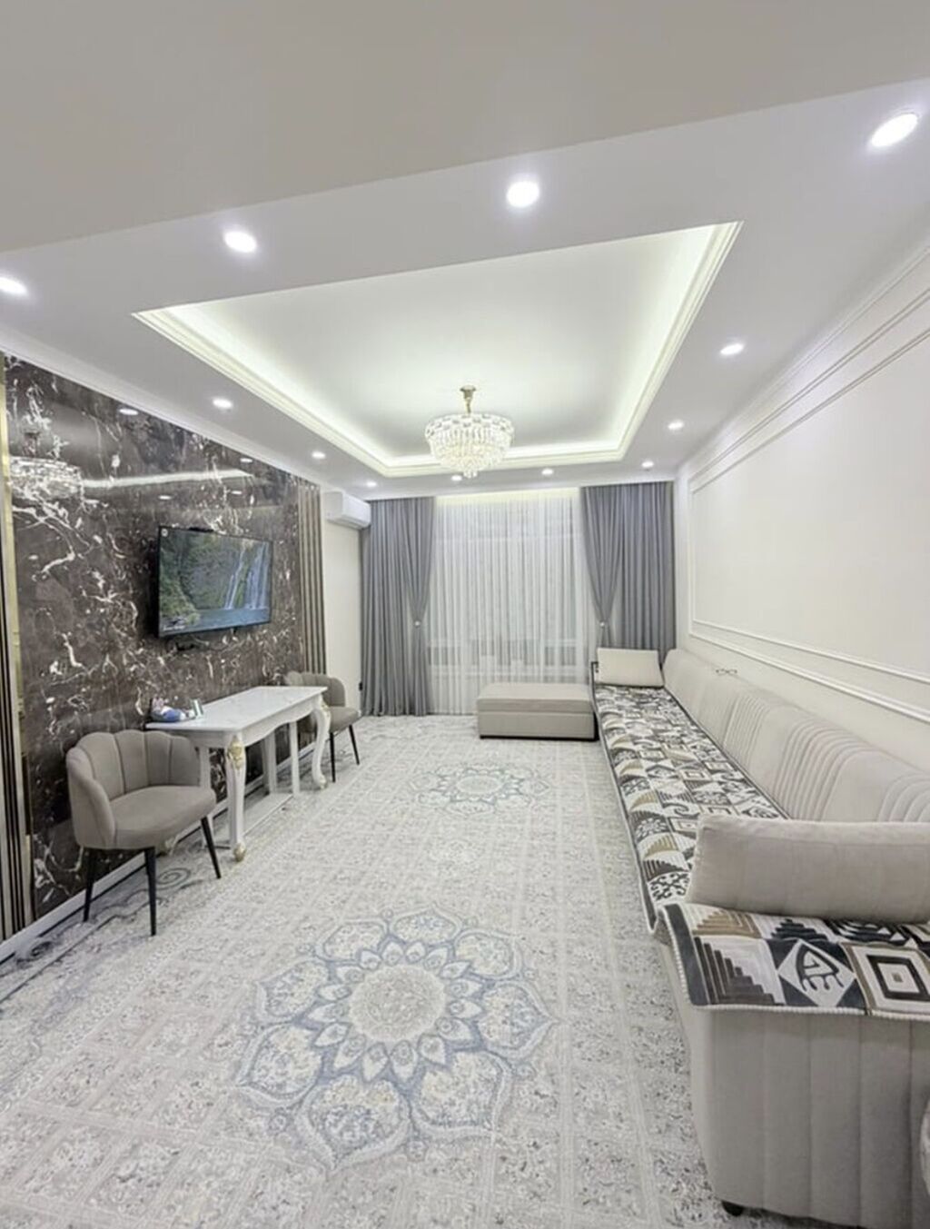 3 комнаты, 100 м², Джал-15 Элитка, 6 этаж, Свежий ремонт: фото 2