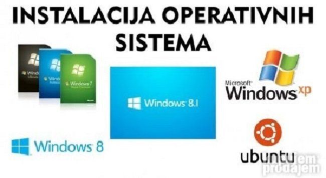 Desktop računari i radne stanice: Instalacija windows sistema na desktop laptop po zelji 7 8 10 xp i 32