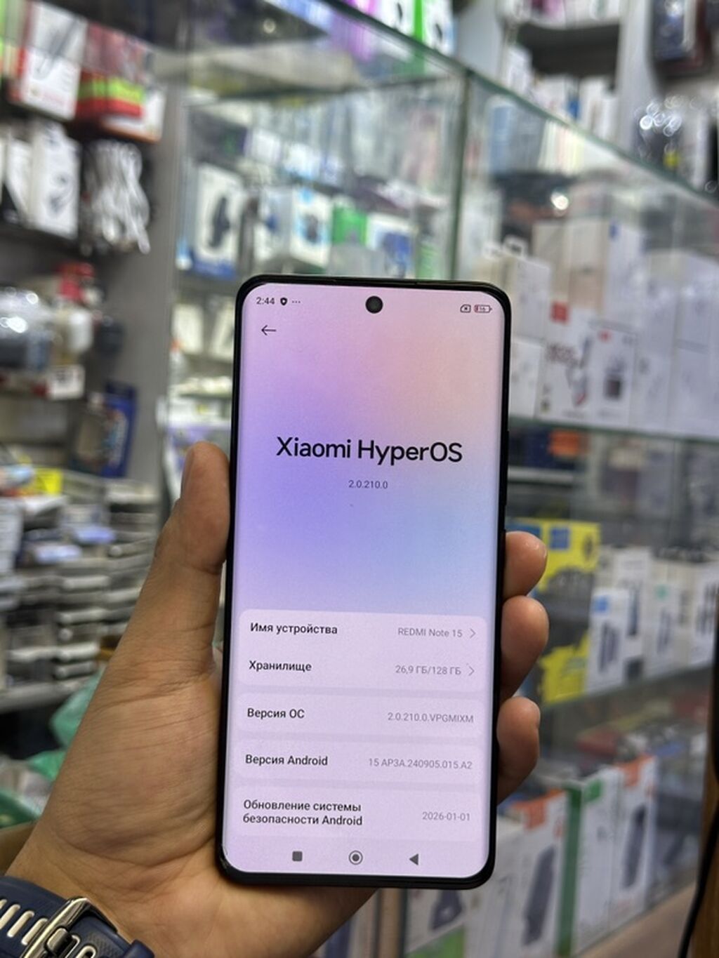 Redmi, Redmi Note 15, Новый, 128 ГБ, цвет - Черный, 2 SIM: фото 2