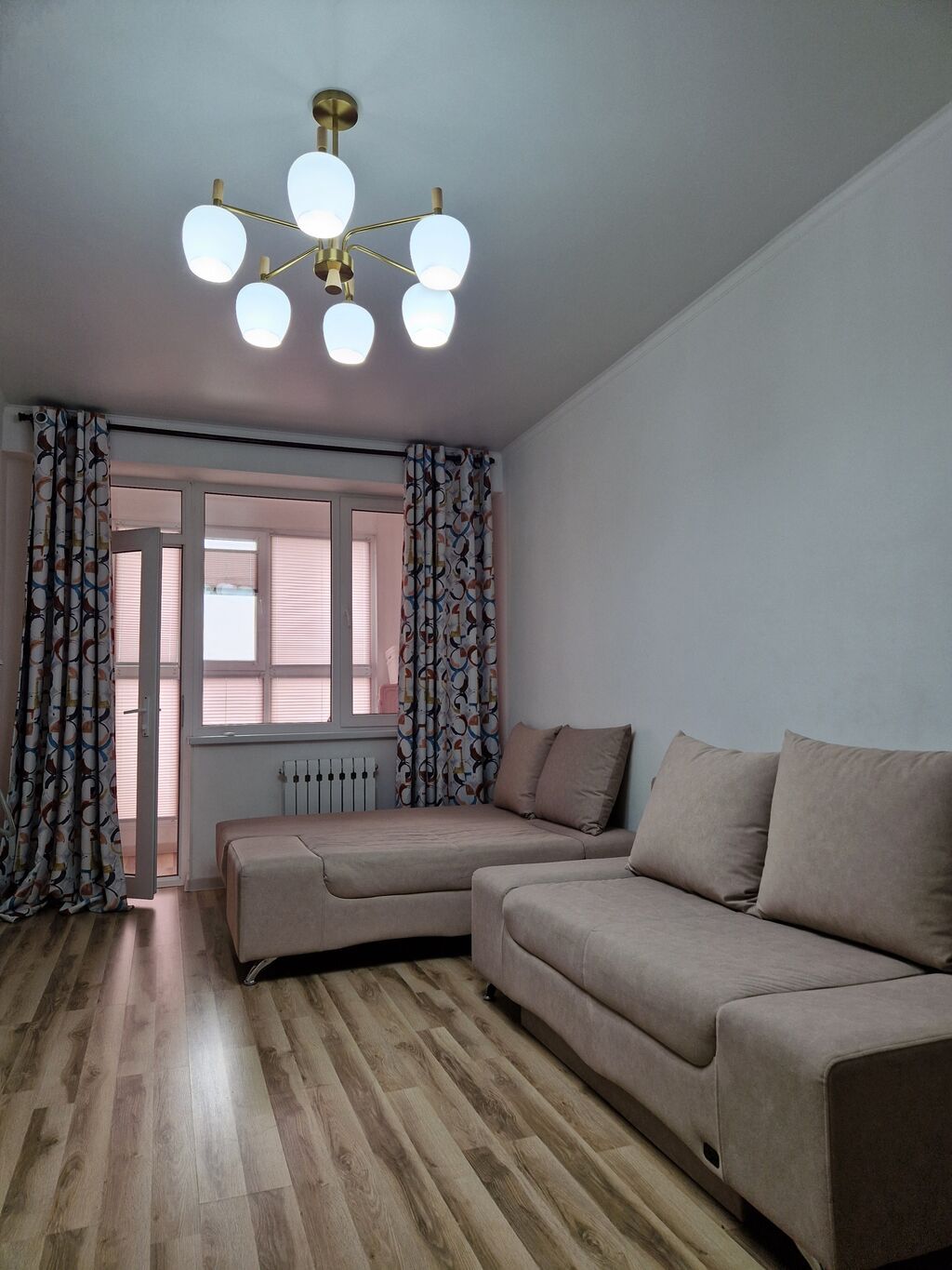 1 комната, 42 м², Тунгуч мкр Элитка, 5 этаж, Свежий ремонт: фото 3