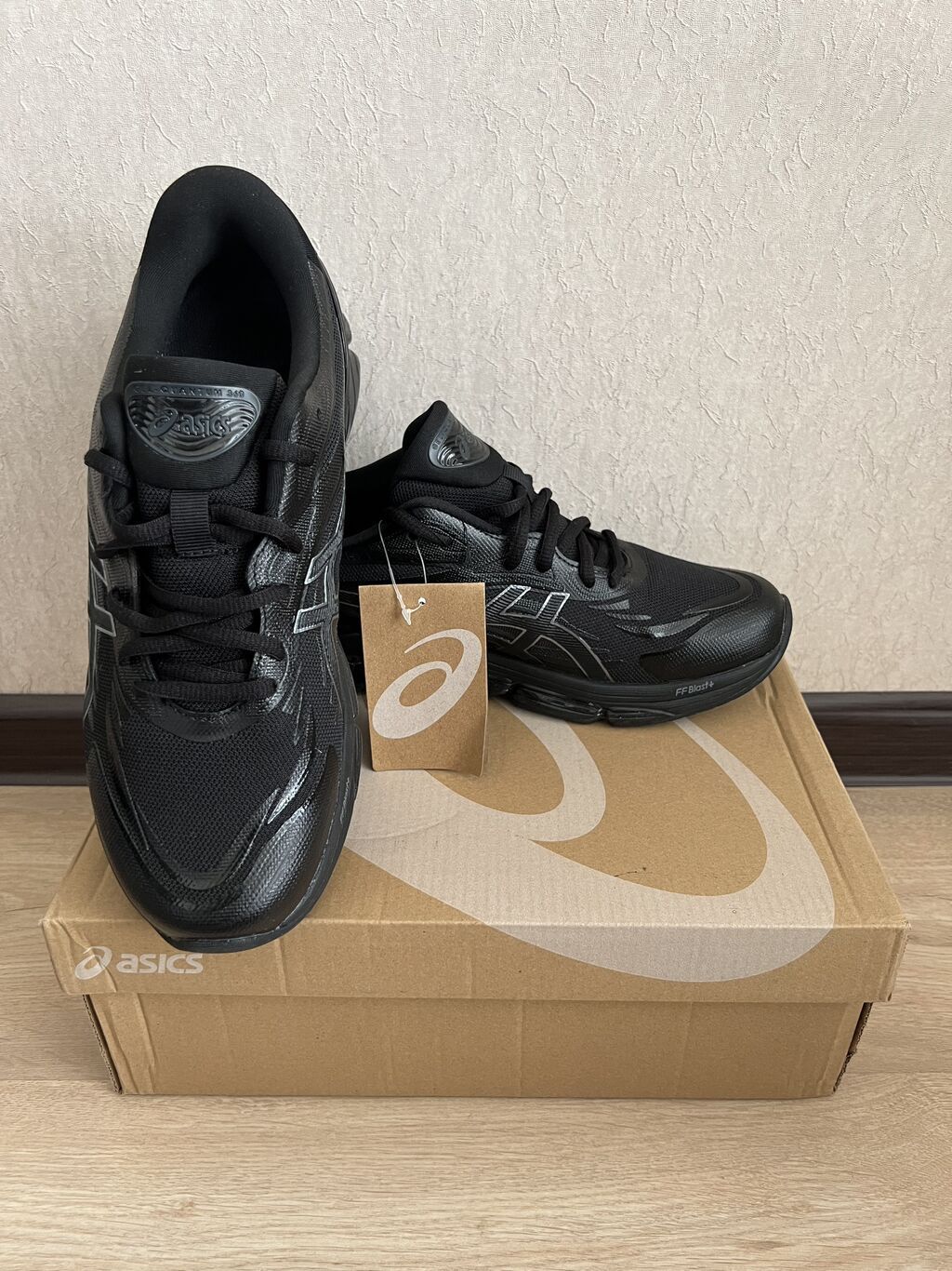 Мужские кроссовки, 42, 42.5, 43, Asics, Новый, цвет - Черный, Самовывоз, Бесплатная доставка, Платная доставка: фото 2