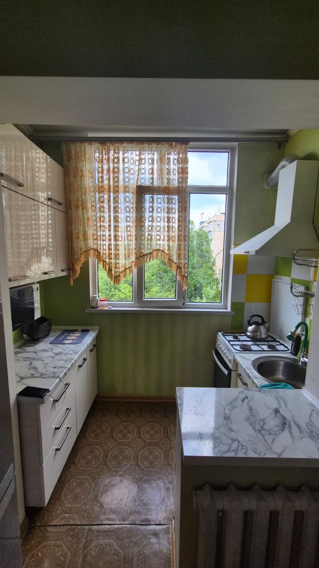 Сдается 3 комнатная квартира в Асанбае с видом на зелёный двор и: фото 3