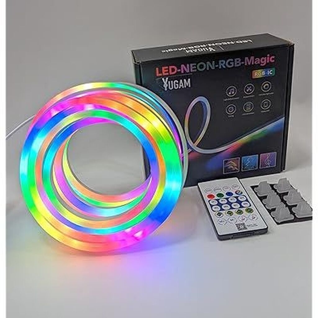 Светодиодная RGB-USB гибкая неоновая лента 5/10 метров Этим: фото 3