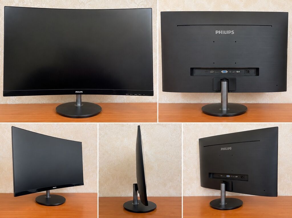 Изогнутый монитор Philips 32 дюйма - Диагональ 27", изогнутая: фото 2