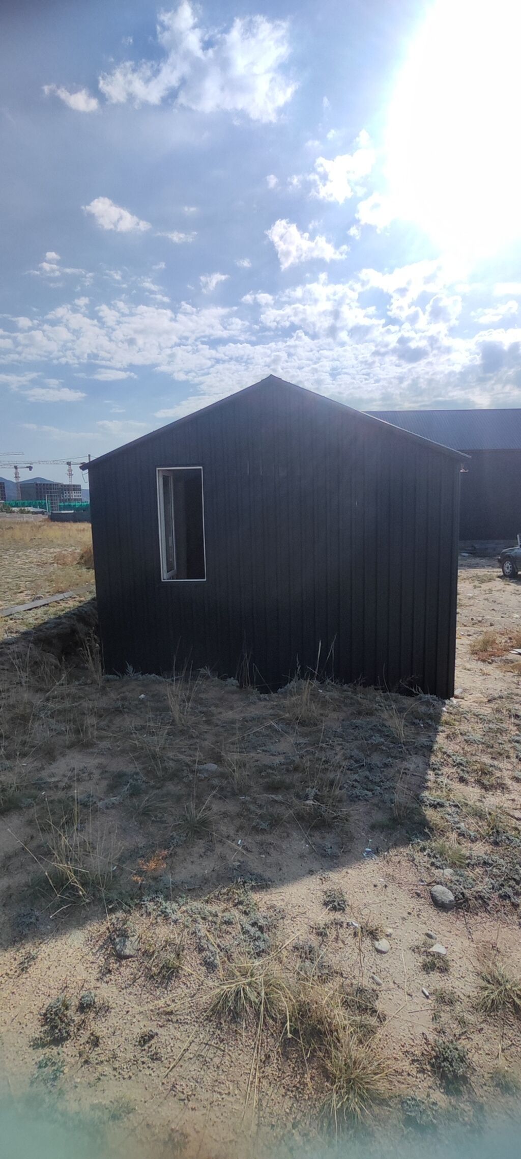 Каркасный модульный домик/бытовка - Размер 3.8×6м+1м навес под: фото 3