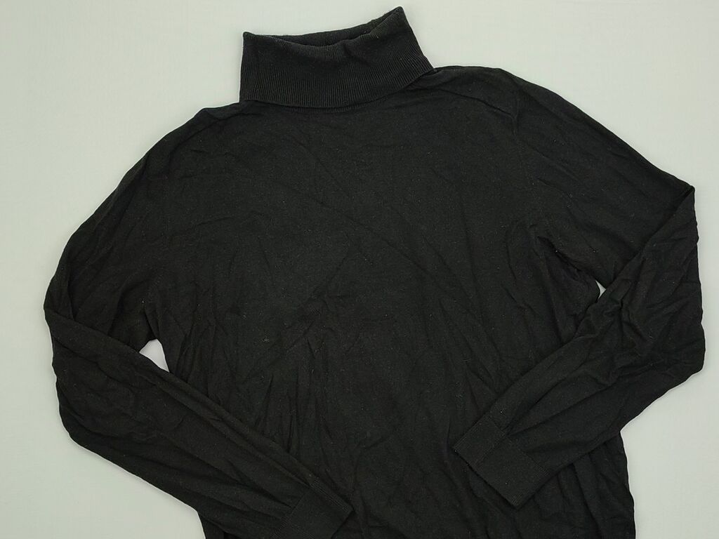 Bluzy: Pulover M (EU 38), stan - Idealny, wzór - Jednolity kolor, kolor - Czarny — 1