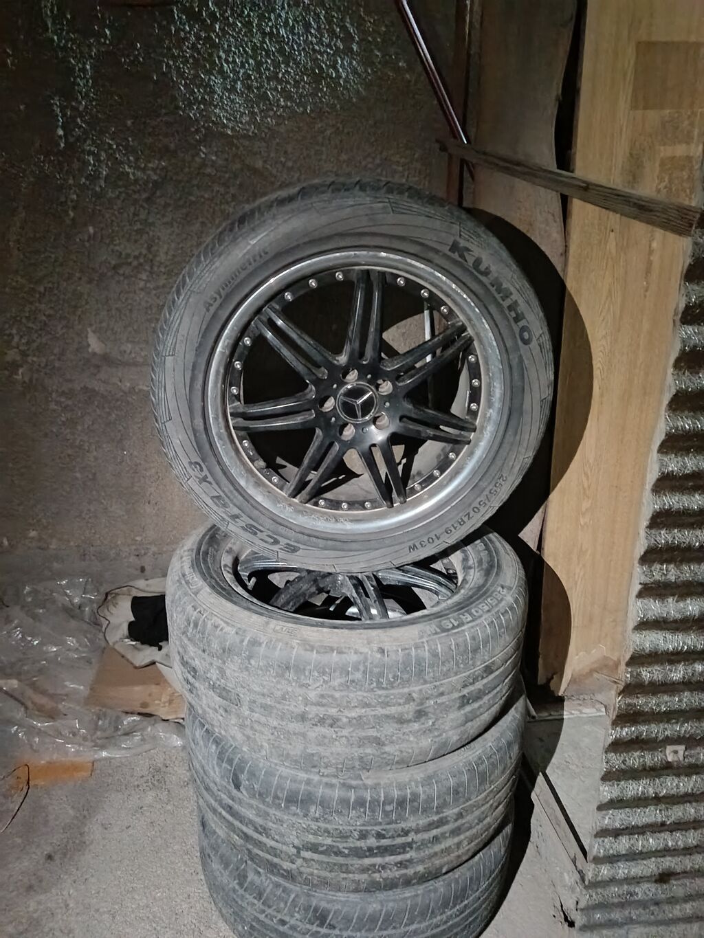 Колеса в сборе 255 / 50 / R 19, Лето, Б/у, Комплект, Легковые, Литые, отверстий - 5: фото 2