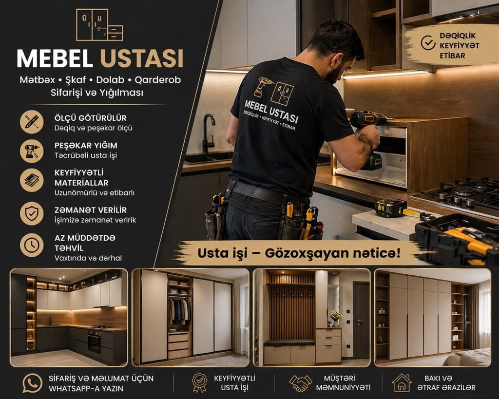 Mətbəx və mebel sifarişi və yığılması - 2